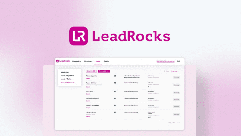 Leadrocks appsumo review